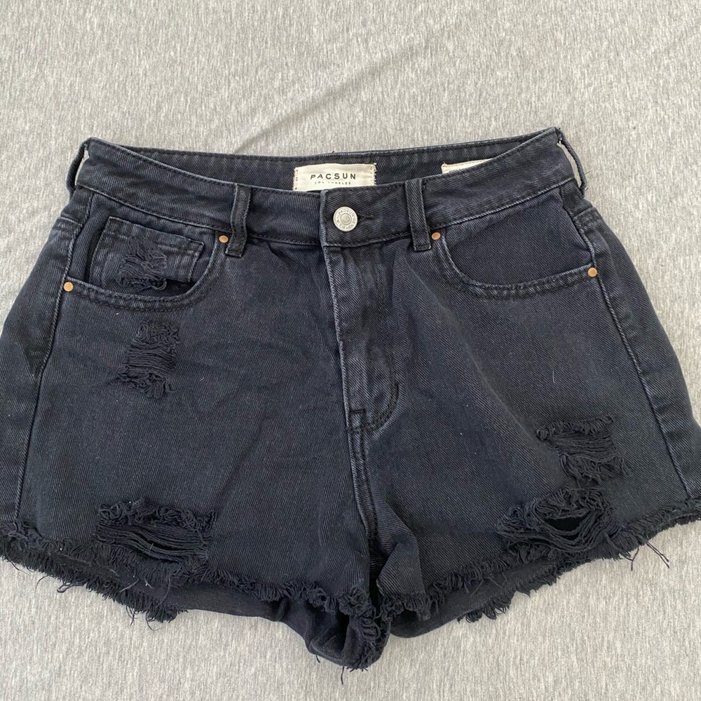 PacSun black jean shorts